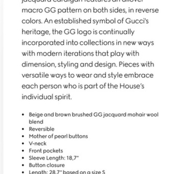 Gucci Women GG cardigan - Picture 4 of 4